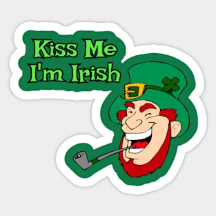 Kiss Me, I'm Irish Sticker